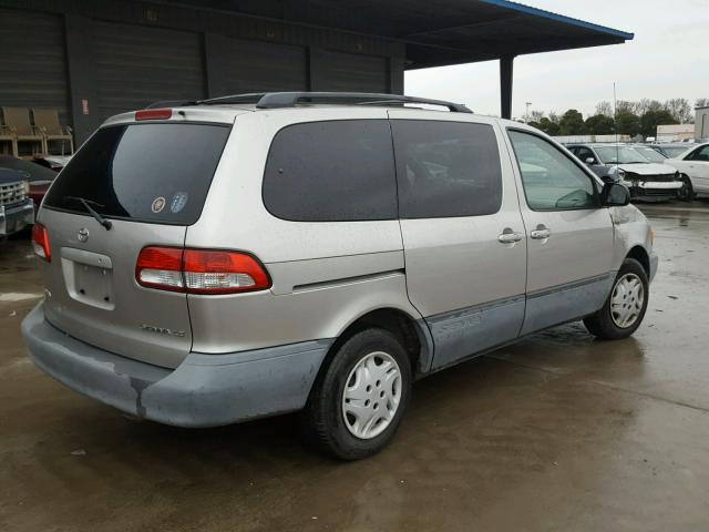 4T3ZF13C61U335147 - 2001 TOYOTA SIENNA LE GRAY photo 4