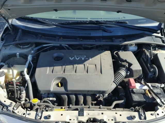 2T1BU4EE1AC440096 - 2010 TOYOTA COROLLA BA GOLD photo 7