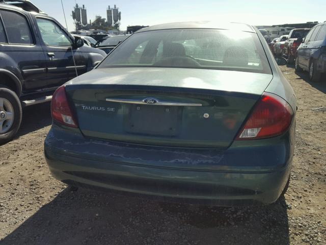 1FAFP53U6YG279478 - 2000 FORD TAURUS SE GREEN photo 10