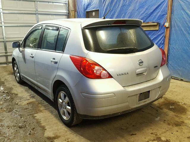 3N1BC1CP8CK800012 - 2012 NISSAN VERSA S SILVER photo 3