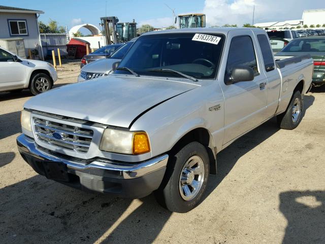 1FTYR14U91PA84985 - 2001 FORD RANGER SUP SILVER photo 2