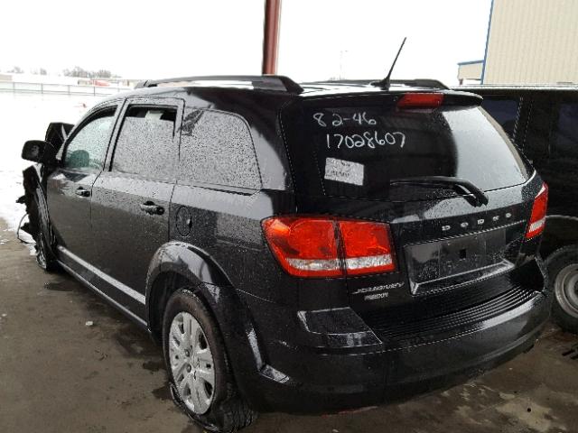 3C4PDCAB2ET315882 - 2014 DODGE JOURNEY SE BLACK photo 3