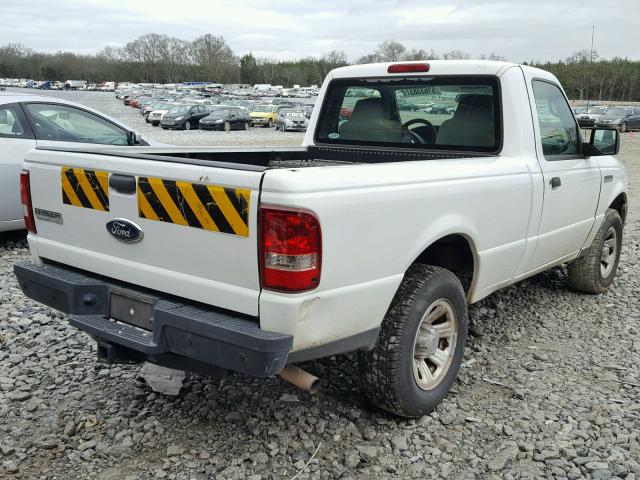 1FTYR10D69PA43263 - 2009 FORD RANGER WHITE photo 4