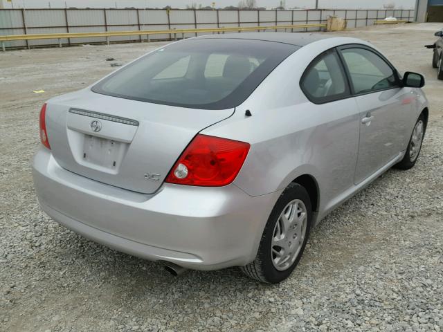 JTKDE167680266303 - 2008 TOYOTA SCION TC SILVER photo 4