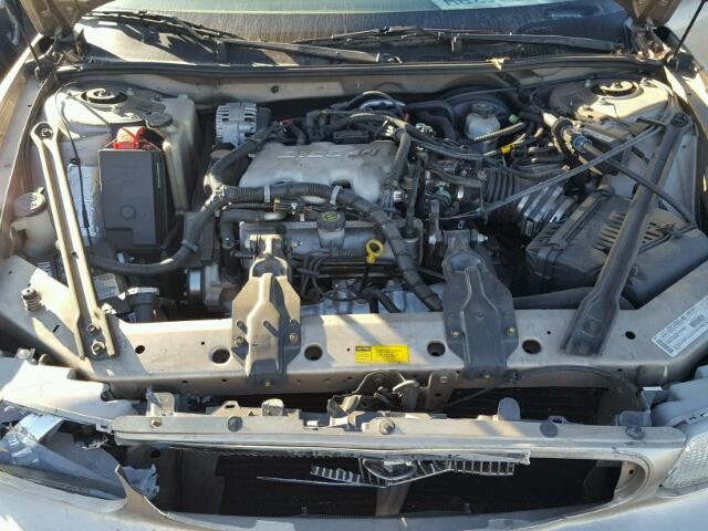 2G4WY55J311286350 - 2001 BUICK CENTURY LI TAN photo 7