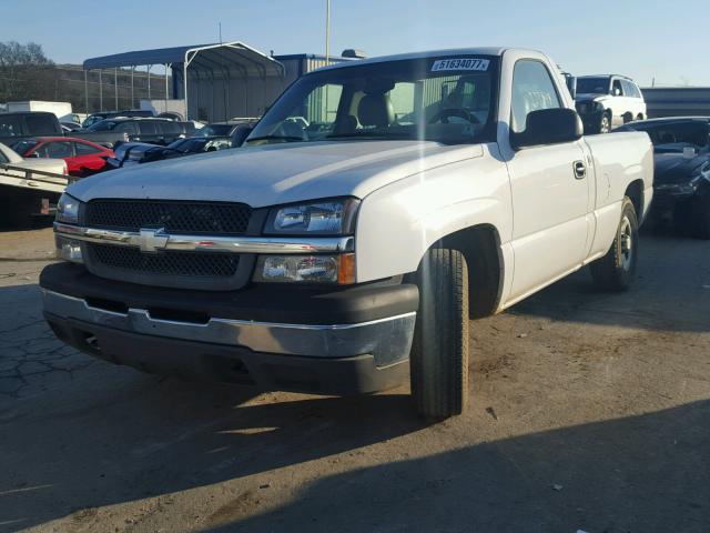 1GCEC14X54Z184993 - 2004 CHEVROLET SILVERADO WHITE photo 2