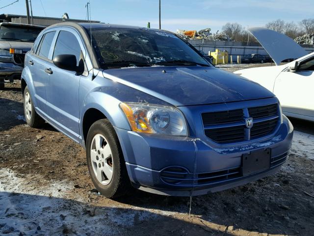 1B3HB28B27D128484 - 2007 DODGE CALIBER BLUE photo 1