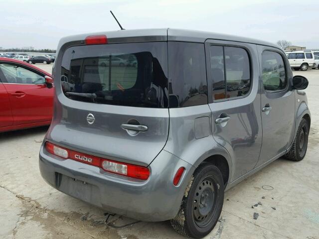 JN8AZ2KR1BT208511 - 2011 NISSAN CUBE BASE GRAY photo 4