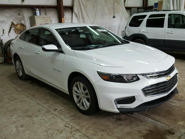 1G1ZD5ST3JF149932 - 2018 CHEVROLET MALIBU LT WHITE photo 1