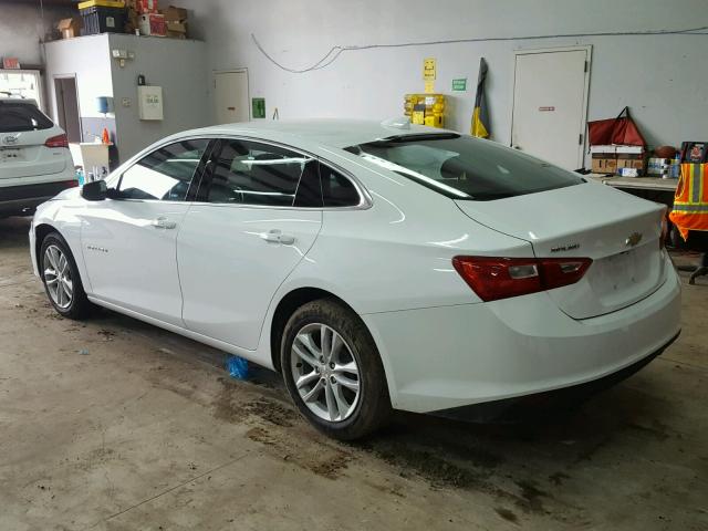 1G1ZD5ST3JF149932 - 2018 CHEVROLET MALIBU LT WHITE photo 3