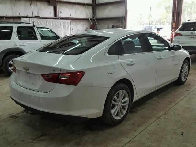 1G1ZD5ST3JF149932 - 2018 CHEVROLET MALIBU LT WHITE photo 4