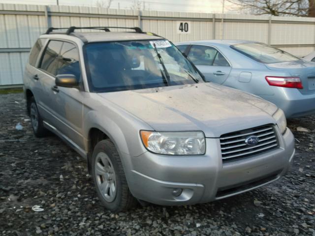 JF1SG63676H702114 - 2006 SUBARU FORESTER 2 SILVER photo 1