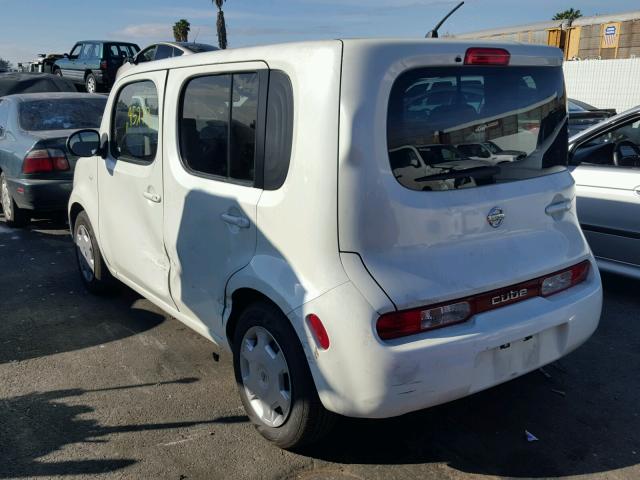 JN8AZ28R49T126600 - 2009 NISSAN CUBE BASE WHITE photo 3