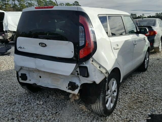 KNDJP3A58F7789168 - 2015 KIA SOUL + WHITE photo 4