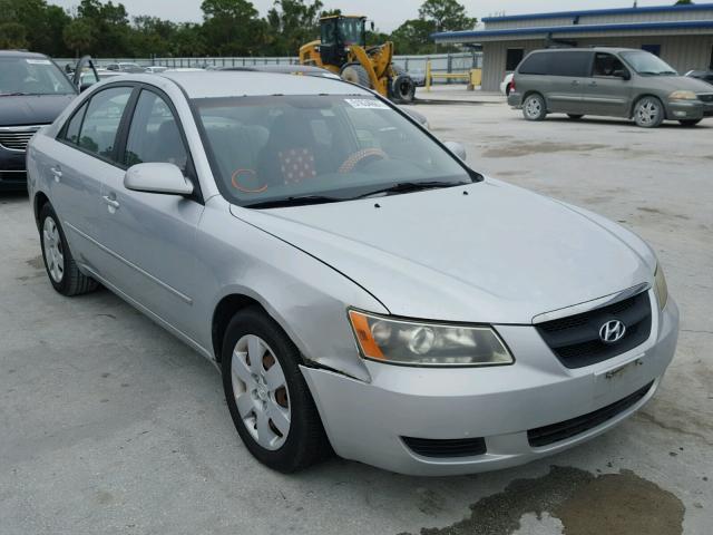 5NPET46C27H252643 - 2007 HYUNDAI SONATA GLS SILVER photo 1