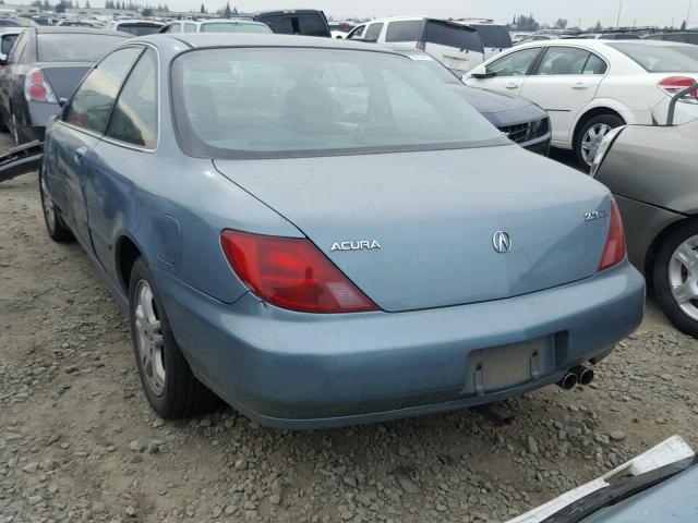 19UYA3256WL003780 - 1998 ACURA 2.3CL TEAL photo 3