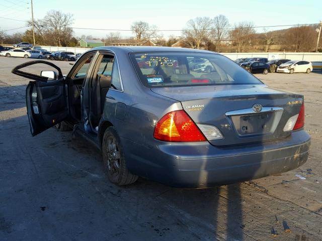 4T1BF28B82U239750 - 2002 TOYOTA AVALON XL GRAY photo 3