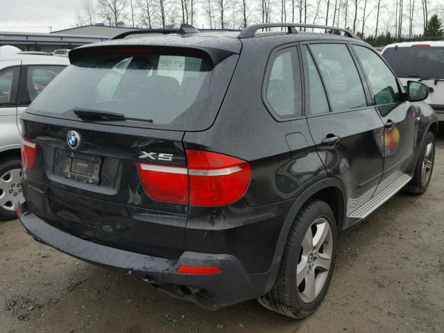 5UXFE43518L009406 - 2008 BMW X5 3.0I BLACK photo 4