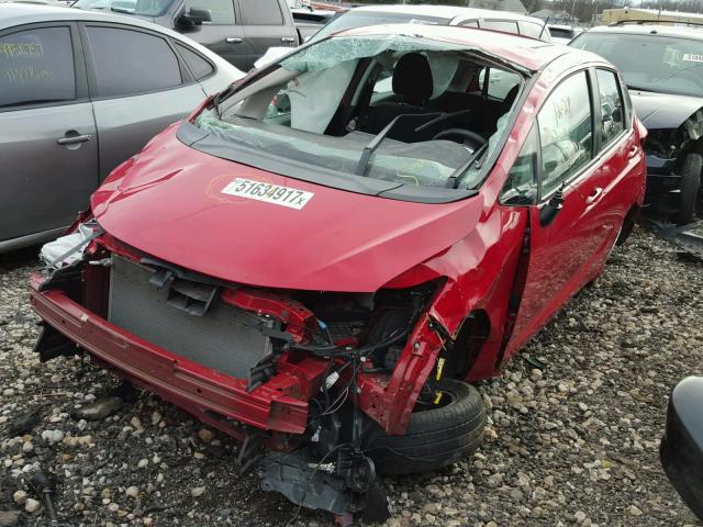 3HGGK5H78GM700266 - 2016 HONDA FIT EX RED photo 2