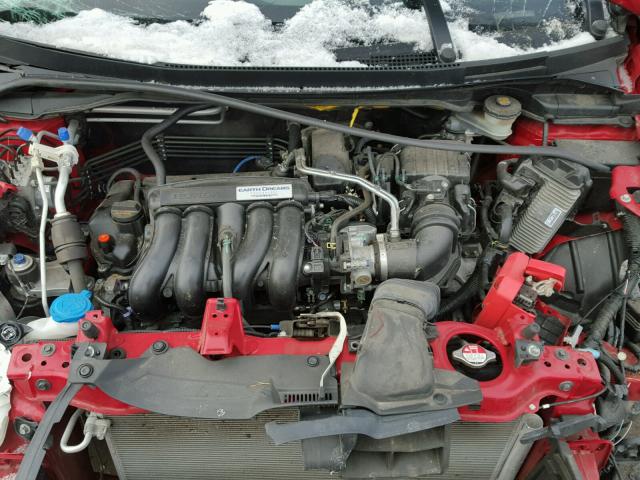 3HGGK5H78GM700266 - 2016 HONDA FIT EX RED photo 7