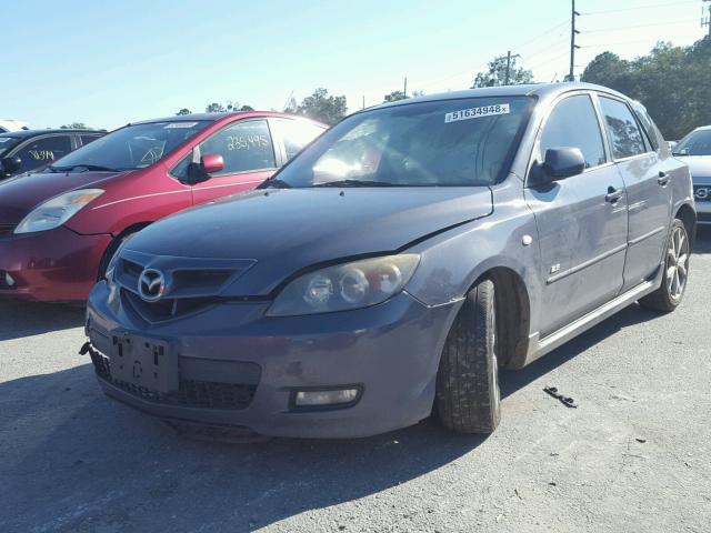 JM1BK143271679562 - 2007 MAZDA 3 HATCHBAC GRAY photo 2