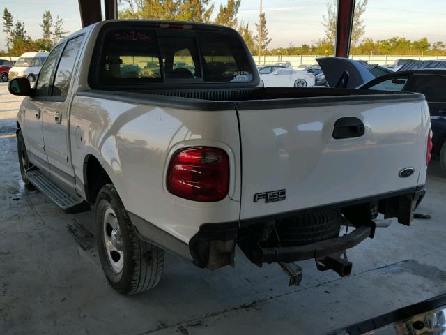 1FTRW07W91KE46167 - 2001 FORD F150 SUPER WHITE photo 3