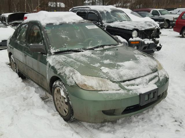 2HGES16544H554377 - 2004 HONDA CIVIC LX GREEN photo 1