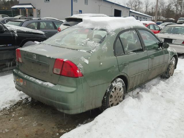 2HGES16544H554377 - 2004 HONDA CIVIC LX GREEN photo 4