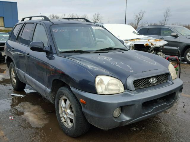 KM8SC13E74U841126 - 2004 HYUNDAI SANTA FE G BLUE photo 1