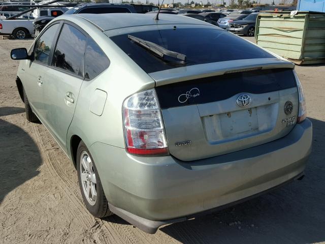 JTDKB20U583368749 - 2008 TOYOTA PRIUS GREEN photo 3