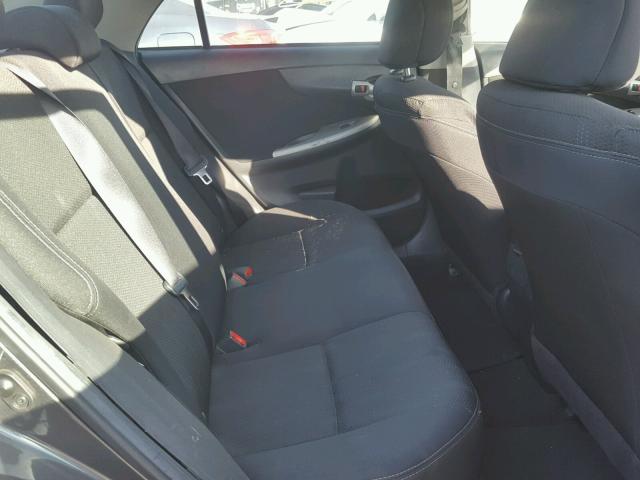 5YFBU4EE1DP102041 - 2013 TOYOTA COROLLA BA GRAY photo 6