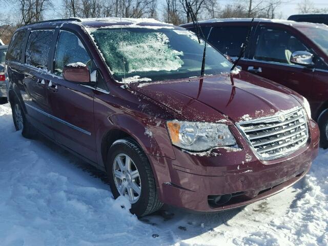 2A8HR54XX9R614238 - 2009 CHRYSLER TOWN & COU BURGUNDY photo 1