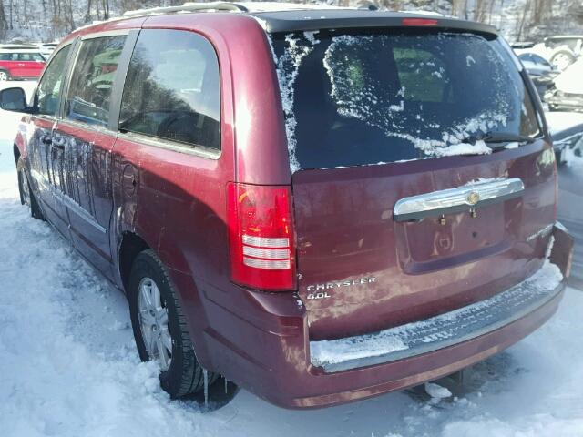 2A8HR54XX9R614238 - 2009 CHRYSLER TOWN & COU BURGUNDY photo 3