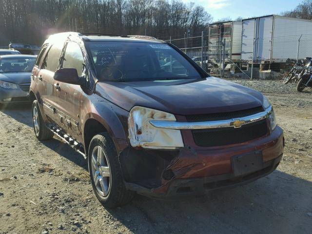 2CNDL43F096249639 - 2009 CHEVROLET EQUINOX LT RED photo 1