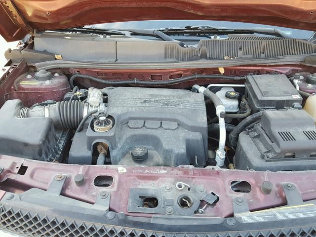 2CNDL43F096249639 - 2009 CHEVROLET EQUINOX LT RED photo 7