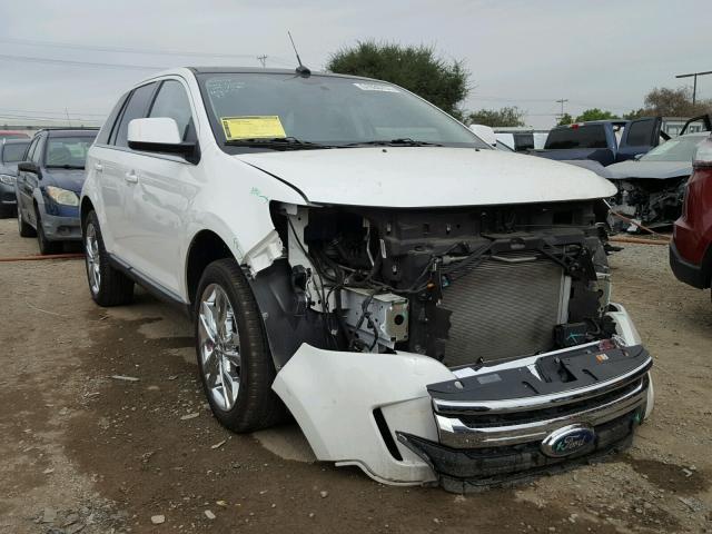 2FMDK3KCXBBA53841 - 2011 FORD EDGE LIMIT WHITE photo 1