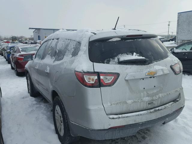 1GNKVGKD4DJ187592 - 2013 CHEVROLET TRAVERSE L SILVER photo 3