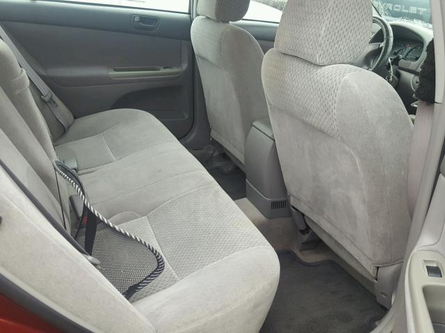 4T1BE32K12U587004 - 2002 TOYOTA CAMRY LE ბურგუნდია ფოტო 6