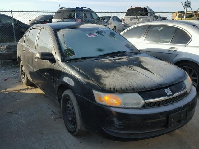 1G8AZ52F33Z207064 - 2003 SATURN ION LEVEL BLACK photo 1