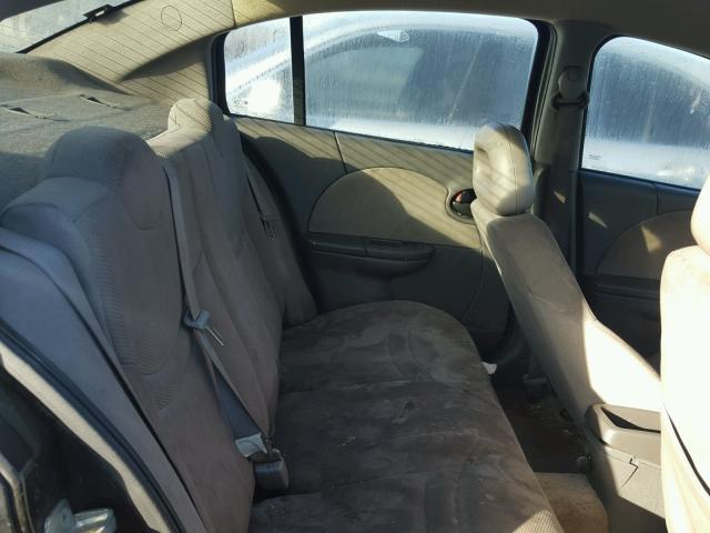 1G8AZ52F33Z207064 - 2003 SATURN ION LEVEL BLACK photo 6