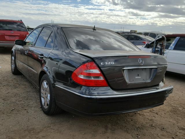 WDBUF65J05A719107 - 2005 MERCEDES-BENZ E 320 BLACK photo 3