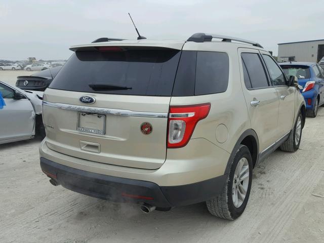 1FMHK7F80BGA03828 - 2011 FORD EXPLORER L GOLD photo 4