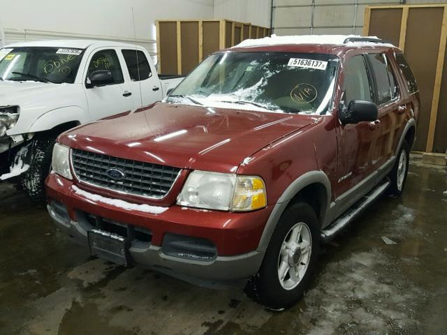 1FMZU63E42ZA88163 - 2002 FORD EXPLORER X RED photo 2