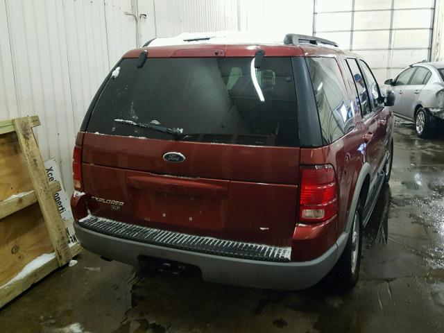 1FMZU63E42ZA88163 - 2002 FORD EXPLORER X RED photo 4