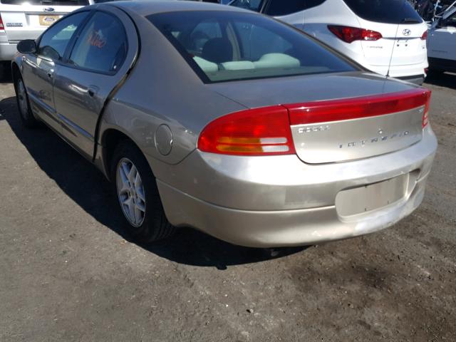2B3HD46R92H252849 - 2002 DODGE INTREPID S Qızıl foto 3
