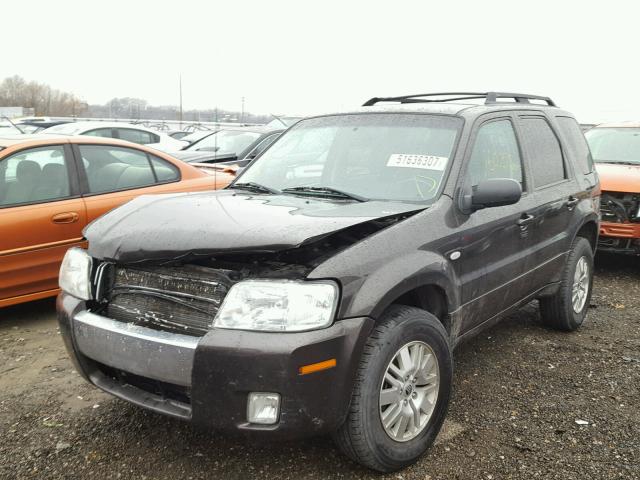 4M2YU57165DJ27381 - 2005 MERCURY MARINER GRAY photo 2