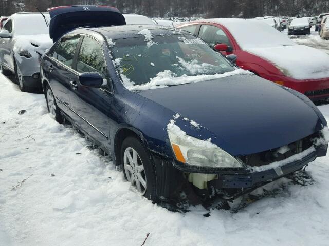 1HGCM66573A063443 - 2003 HONDA ACCORD EX BLUE photo 1