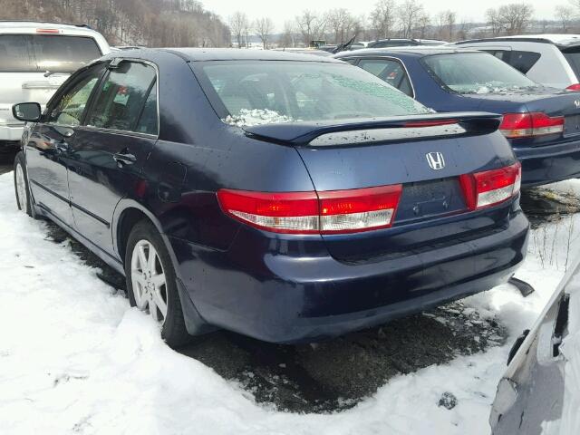 1HGCM66573A063443 - 2003 HONDA ACCORD EX BLUE photo 3