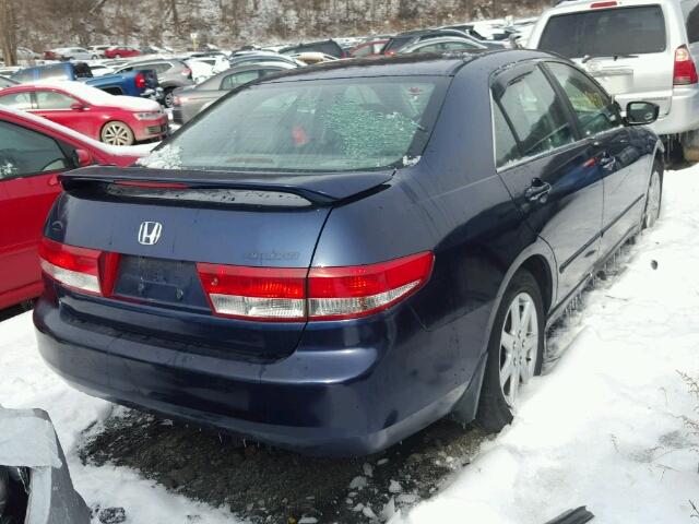 1HGCM66573A063443 - 2003 HONDA ACCORD EX BLUE photo 4