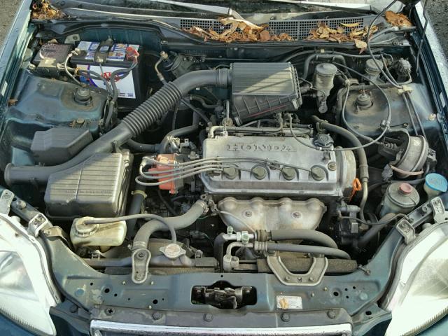 JHMEJ6578VS011382 - 1997 HONDA CIVIC LX GREEN photo 7